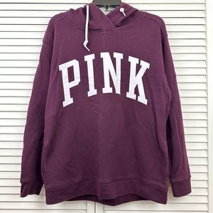 VS PINK Slouchy Hooded Sweatshirt